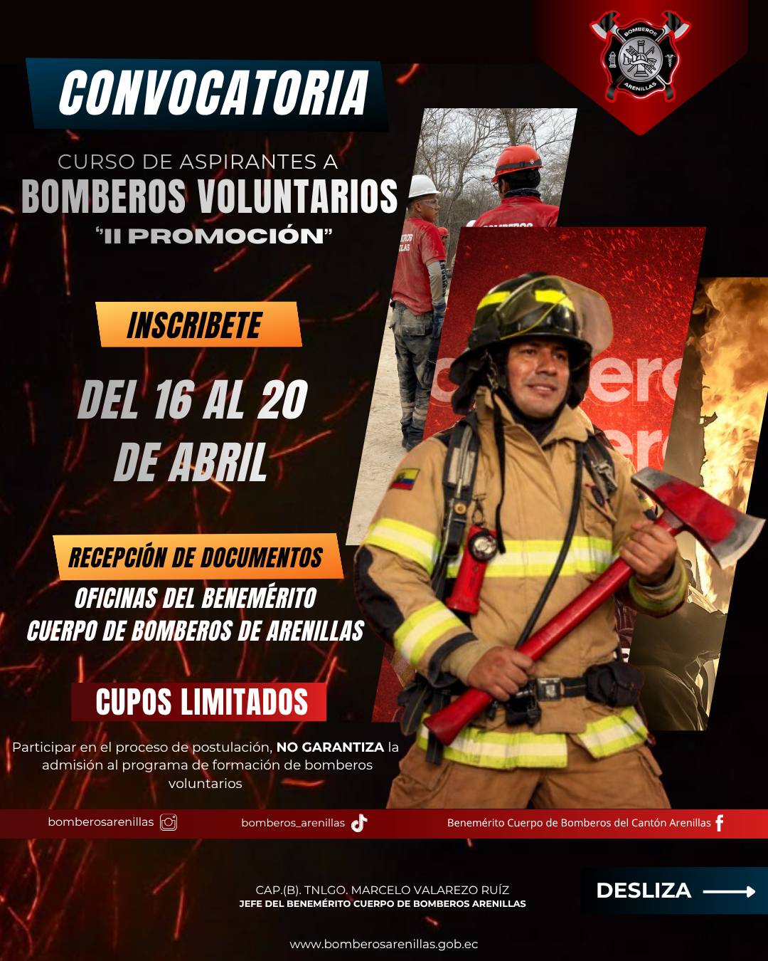 CURSO DE ASPIRANTES A BOMBEROS VOLUNTARIO - II PROMOCION